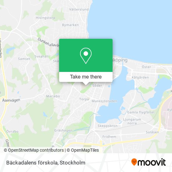 Bäckadalens förskola map