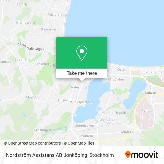 Nordström Assistans AB Jönköping map