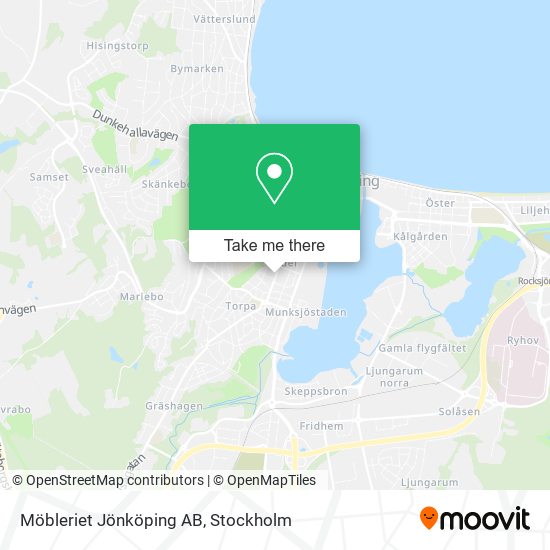 Möbleriet Jönköping AB map