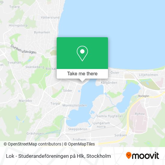 Lok - Studerandeföreningen på Hlk map