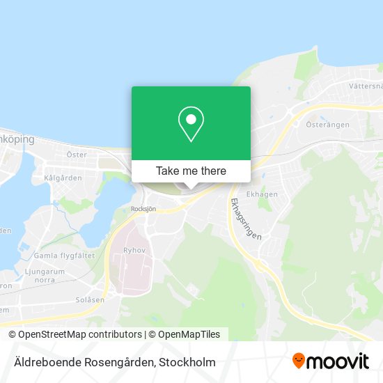 Äldreboende Rosengården map