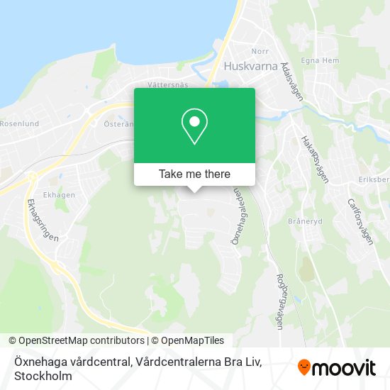 Öxnehaga vårdcentral, Vårdcentralerna Bra Liv map