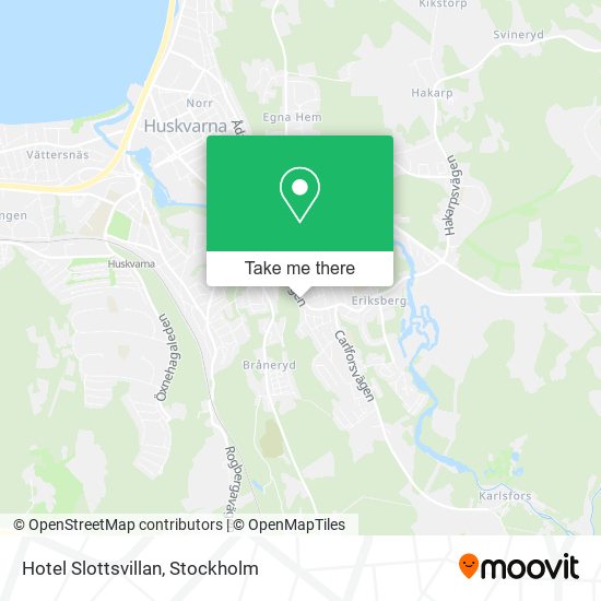 Hotel Slottsvillan map