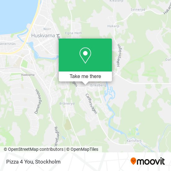 Pizza 4 You map