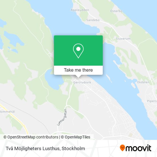 Två Möjligheters Lusthus map