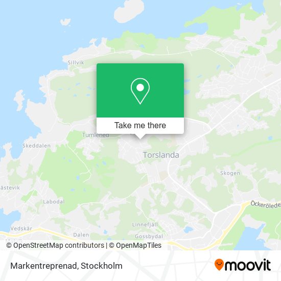 Markentreprenad map