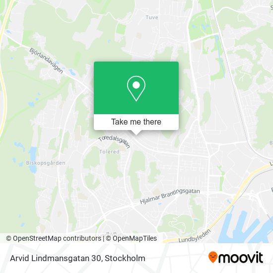 Arvid Lindmansgatan 30 map