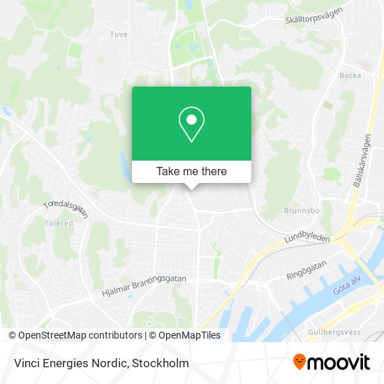 Vinci Energies Nordic map