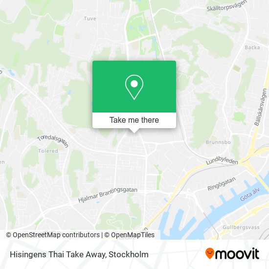 Hisingens Thai Take Away map