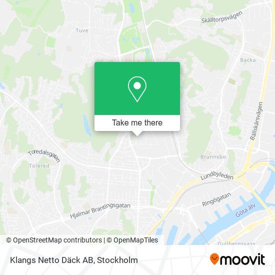 Klangs Netto Däck AB map