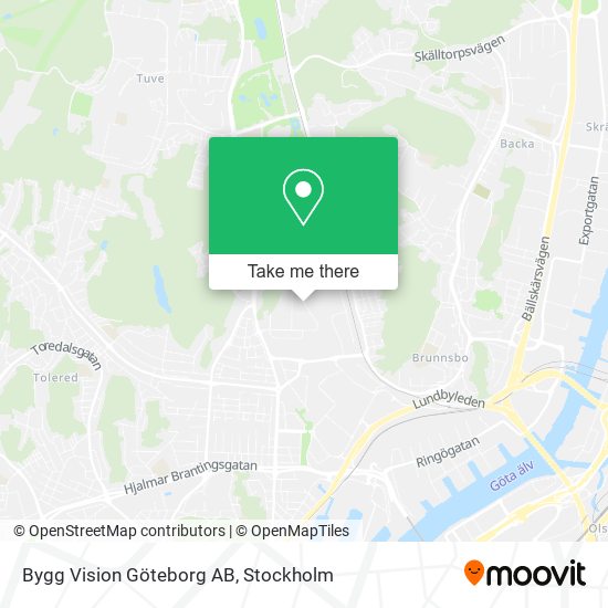 Bygg Vision Göteborg AB map
