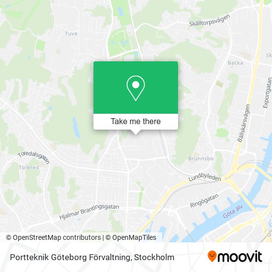 Portteknik Göteborg Förvaltning map