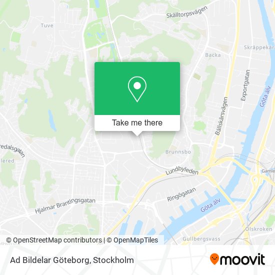Ad Bildelar Göteborg map