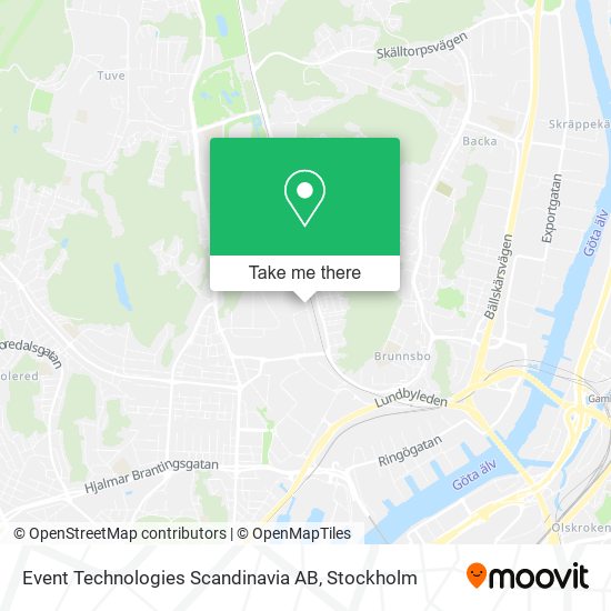 Event Technologies Scandinavia AB map