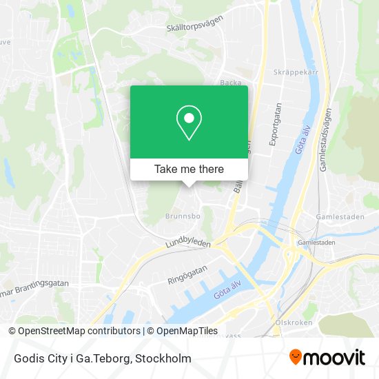 Godis City i Ga.Teborg map