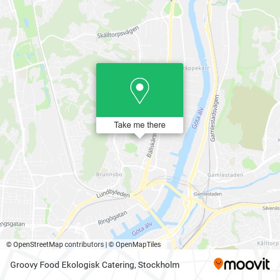 Groovy Food Ekologisk Catering map