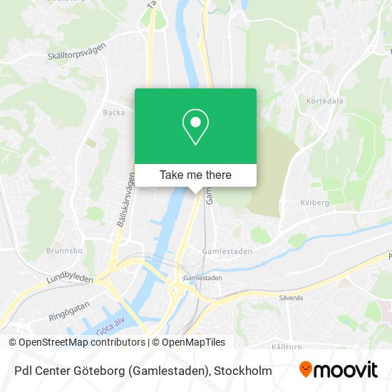 Pdl Center Göteborg (Gamlestaden) map