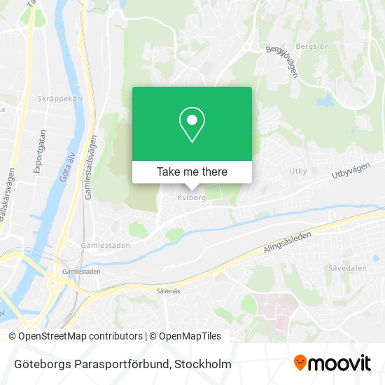 Göteborgs Parasportförbund map