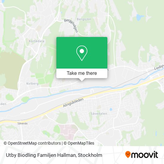 Utby Biodling Familjen Hallman map