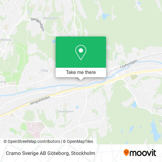 Cramo Sverige AB Göteborg map