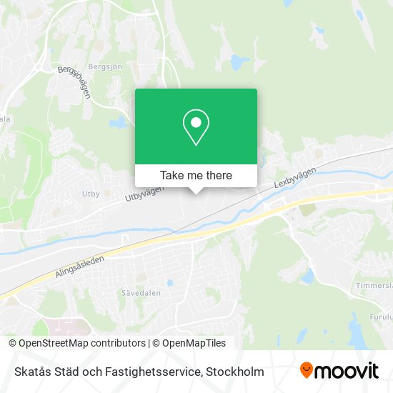 Skatås Städ och Fastighetsservice map