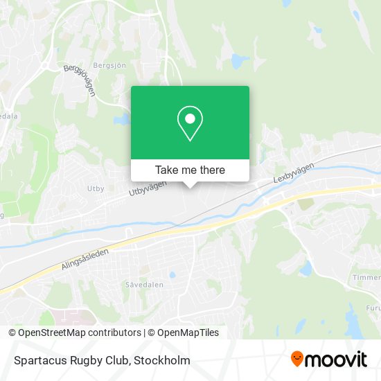 Spartacus Rugby Club map