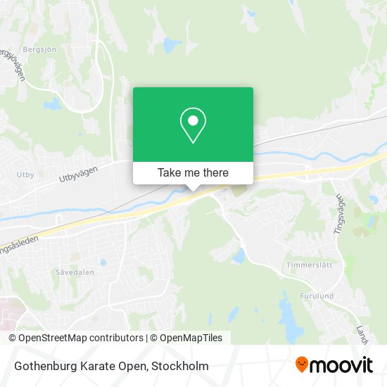 Gothenburg Karate Open map