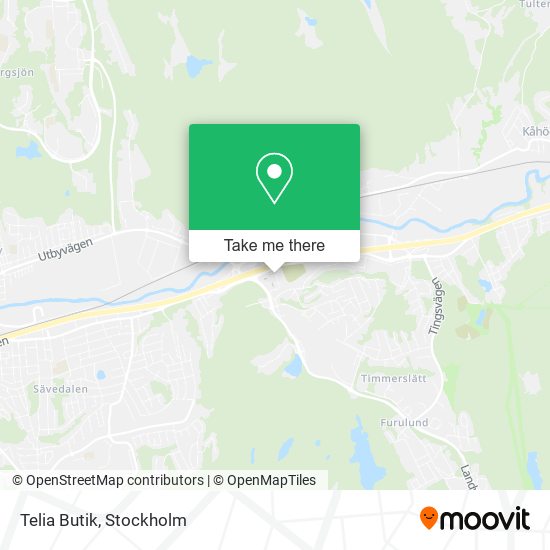 Telia Butik map