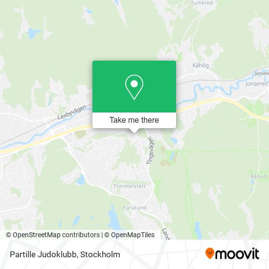 Partille Judoklubb map