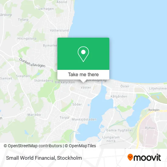 Small World Financial map