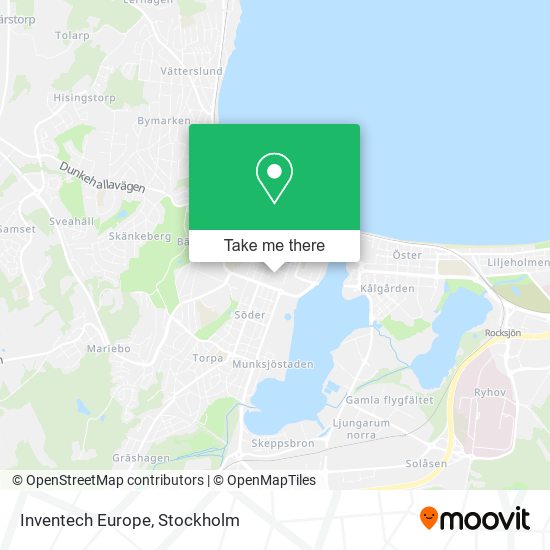 Inventech Europe map