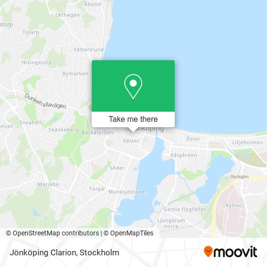 Jönköping Clarion map