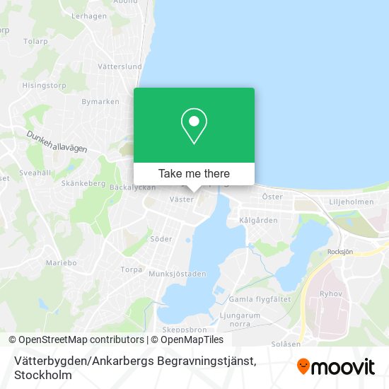 Vätterbygden / Ankarbergs Begravningstjänst map