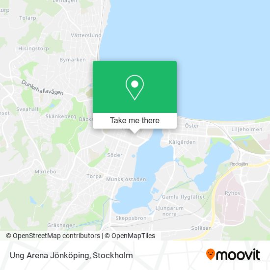 Ung Arena Jönköping map