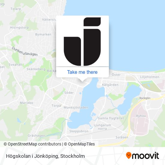 Högskolan i Jönköping map