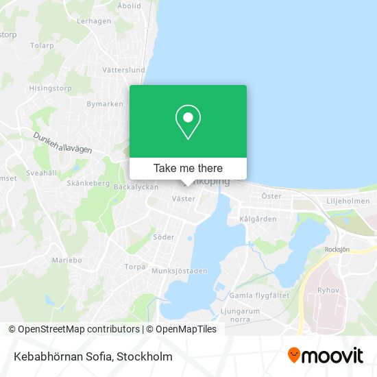 Kebabhörnan Sofia map