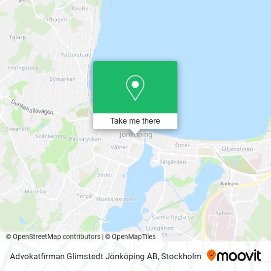 Advokatfirman Glimstedt Jönköping AB map