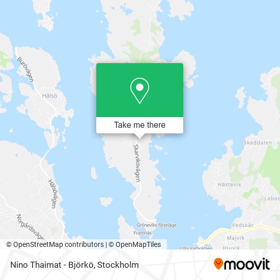 Nino Thaimat - Björkö map