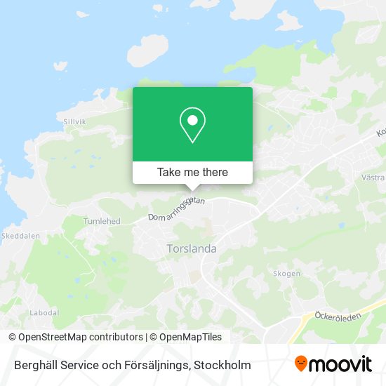 Berghäll Service och Försäljnings map