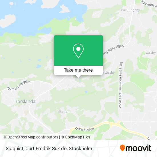 Sjöquist, Curt Fredrik Suk do map