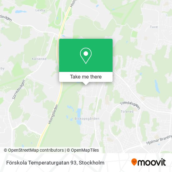 Förskola Temperaturgatan 93 map