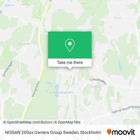 NISSAN 200sx Owners Group Sweden map