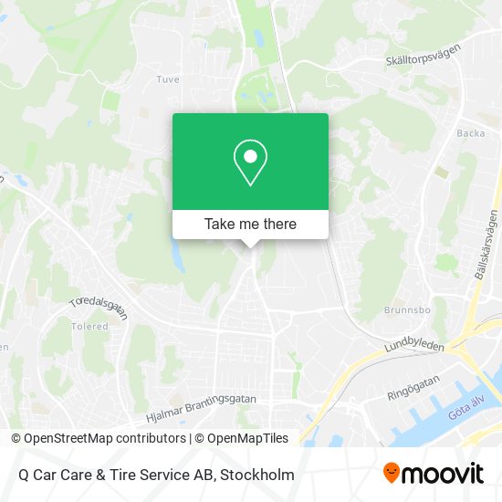 Q Car Care & Tire Service AB map