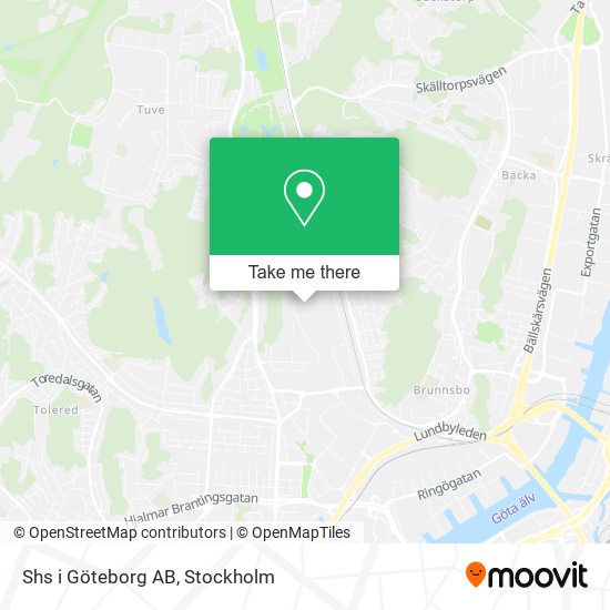 Shs i Göteborg AB map