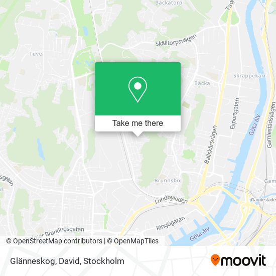 Glänneskog, David map