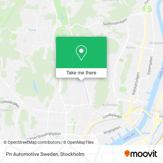 Pn Automotive Sweden map