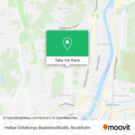 Hellas Göteborgs Basketbollklubb map