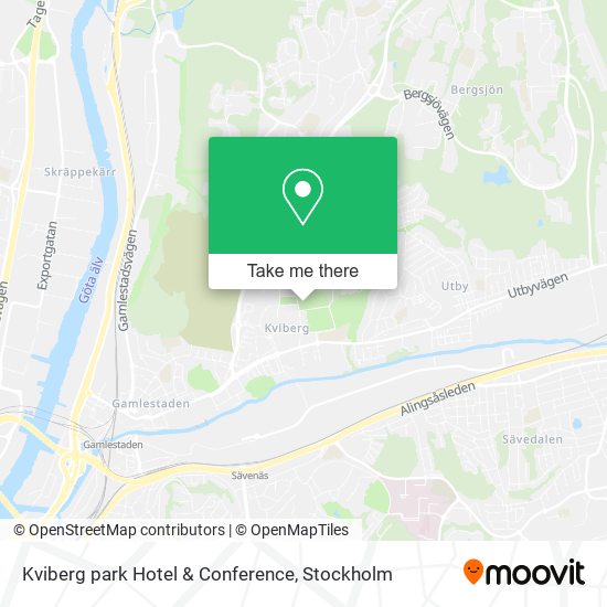 Kviberg park Hotel & Conference map