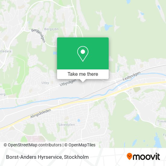 Borst-Anders Hyrservice map