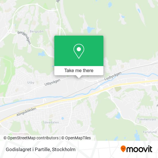 Godislagret i Partille map